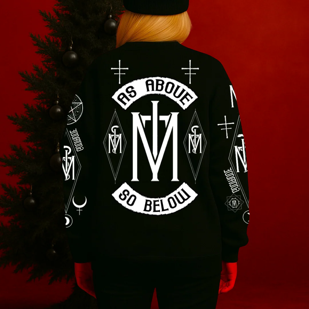 As Above Black Crewneck Sweater - Image 4