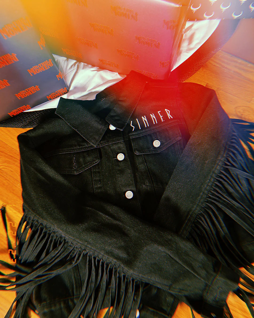 Fringe Denim Jacket - Image 3